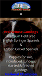 Mobile Screenshot of prairierosegundogs.com